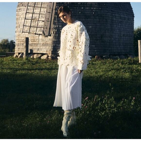 RARE!!! ZARA Cut Out Sweater NWT - Picture 13 of 16